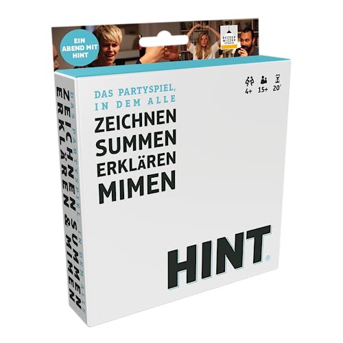 Bezzerwizzer Studio, HINT Pocket, Partyspiel, Kartenspiel, 4+ Spieler, Ab 15+ Jahren, 20 Minuten, Deutsch von Bezzerwizzer Studio