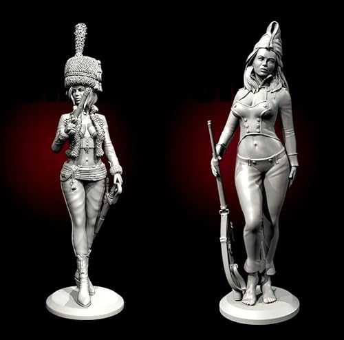 Bhowsa 1/35 Erster Weltkrieg Soldatin Resin-Modellbausatz Unbemaltes und unmontiertes Resin-Modell (2 Figuren) //e7c4J1 von Bhowsa