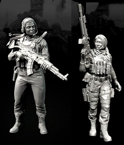 Bhowsa 1/35 Europäischer Kommandosoldat Resin-Modellbausatz Unbemaltes und unmontiertes Resin-Modell (2 Figuren) // e7c6J41 von Bhowsa