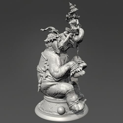 Bhowsa H115mm Elefant bei Einer Show Resin-Modellbausatz, unbemalt und unmontiert Resin-Modell//q9E3J2 von Bhowsa