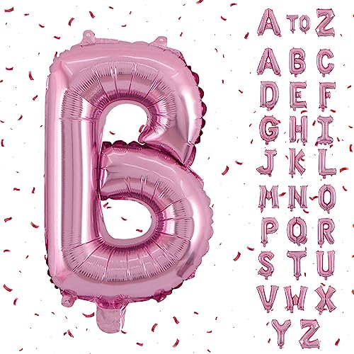 Biapian Buchstaben Ballons XXL, Große Buchstabe B Folienballon, 101.6CM Roségold Buchstaben Luftballon Aluminiumfolie Helium Ballons für Geburtstag Babyparty Hochzeit Jubiläum Dekoration (Roségold B) von Biapian