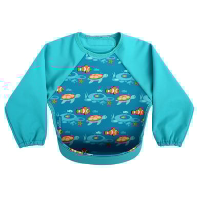 Bibetta Lätzchen UltraBib® mit Raglan-Ärmeln Fische von nibbling