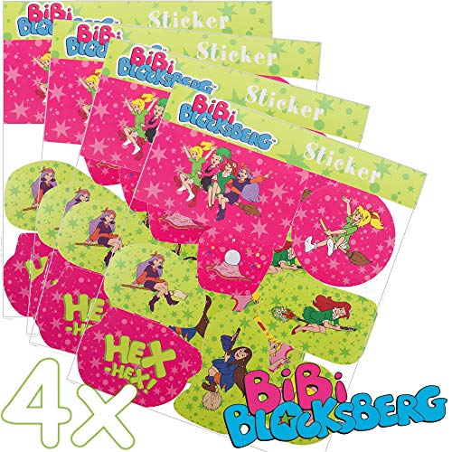 Bibis Basteltipps: 32-teiliges Sticker-Set * BIBI Blocksberg * als Mitgebsel, als Geschenk oder zum Basteln | Aufkleber Bilder Kinder Kindergeburtstag Geburtstag von Bibis Basteltipps: