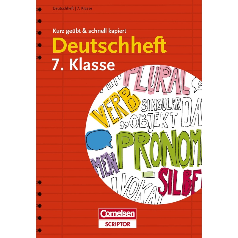 Deutschheft 7. Klasse von Cornelsen Verlag Scriptor
