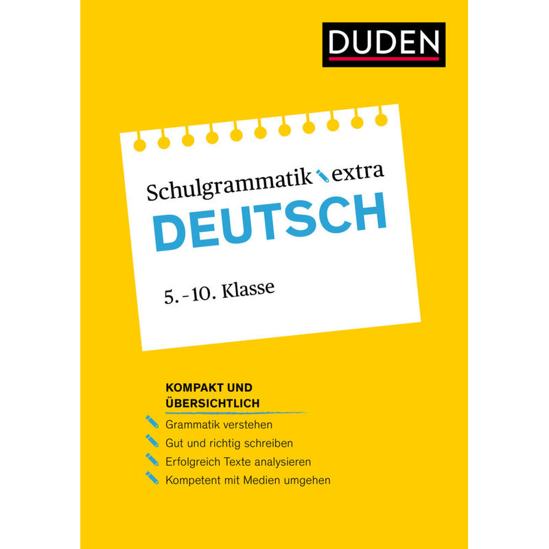 Duden Schulgrammatik extra - Deutsch von Duden