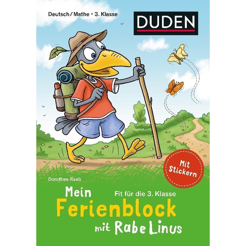 Mein Ferienblock mit Rabe Linus - Fit für die 3. Klasse von Duden / Bibliographisches Institut