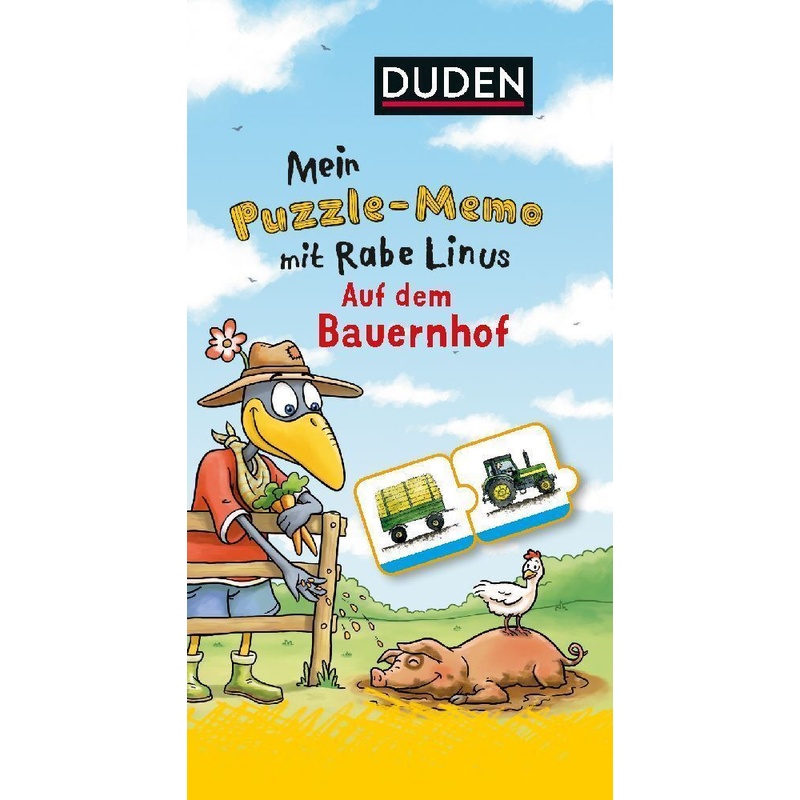 Mein Puzzlememo mit Rabe Linus - Auf dem Bauernhof VE/3 von Duden / Bibliographisches Institut
