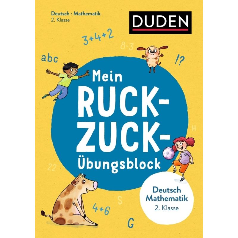 Mein Ruckzuck-Übungsblock Deutsch/Mathe 2. Klasse von Duden