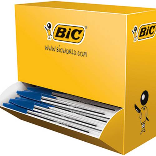 BIC Einwegkugelschreiber Cristal Blau 0.4mm dokumentenecht: Ja 100 St. 942910 von Bic
