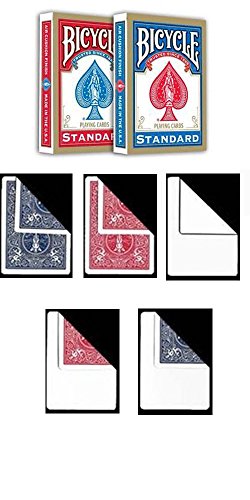 2 Kartendecks Bicycle Standard Index + 10 Gaff cards von USPCC