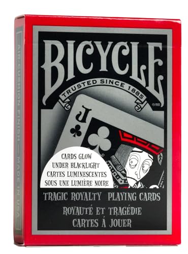 Bicycle 10015588 1018404 Tragic Royalty Leuchtende Spielkarten, Rot, Poker Bicycle 10015588 1018404 Tragic Royalty Leuchtende Spielkarten, Rot, Poker von Bicycle