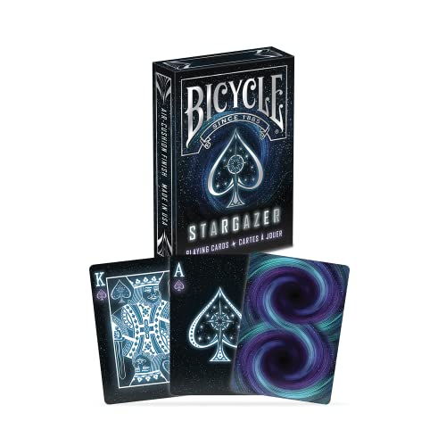 Bicycle 023181 Stargazer Kartenspiel, 18 Jahre to 99 Jahre, Blau, Small von Bicycle