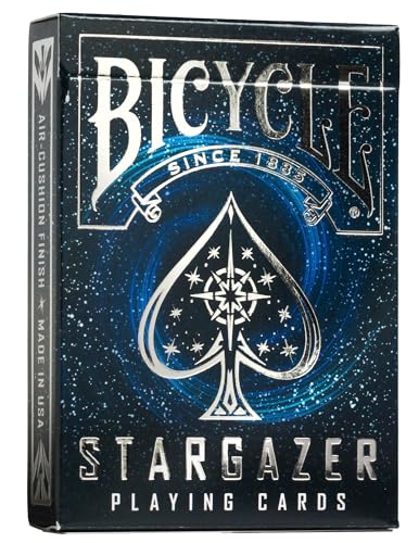 Bicycle 023181 Stargazer Kartenspiel, 18 Jahre to 99 Jahre, Blau, Small von Bicycle