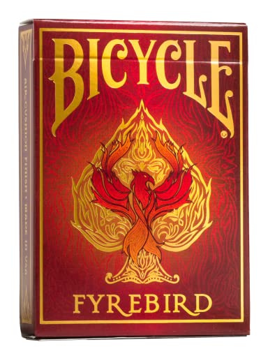 Bicycle® Creatives Spielkarten – Fyrebird/ Hochwertiges Kartenspiel- für Sammler und Design-Fans/ Edles Design- Kartendeck/ Etui mit Goldfolie/ Geschenkidee von Bicycle
