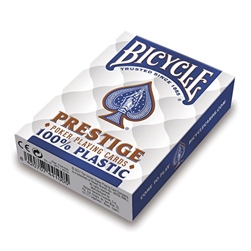 Bicycle F44100 Prestige Professionelles Plastikkarten-Pokerdeck, farblich sortiert von Bicycle