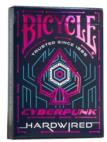 Bicycle Cyberpunk Spielkarten mit Kabel, 1 Deck von Bicycle
