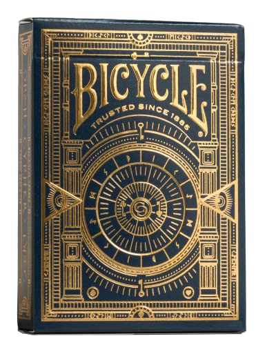 Bicycle Cypher Premium schwarze Spielkarten, Goldfolie, 1 Deck von Bicycle