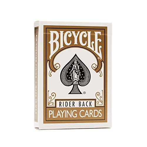 Bicycle Fahrrad 1 Deck Gold Rider Zurück Spielkarten (Gold) Standard Edition Deck von Bicycle