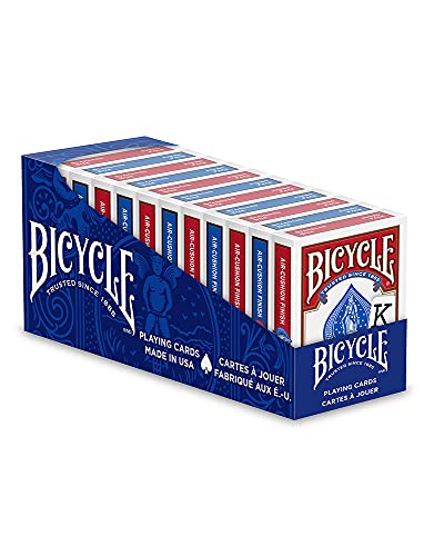 Bicycle Jumbo-Spielkarten, 12 Stück, Rot und Blau von Bicycle