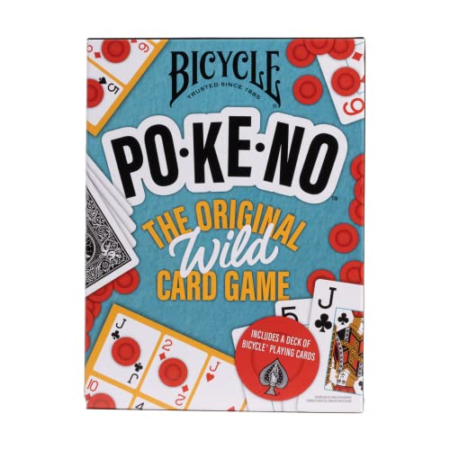 Bicycle Pokeno Kartenspiel (1 Deck, Scorecards und Chips, für Kinder ab 3 Jahren) von Bicycle