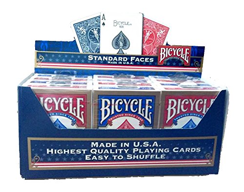 Bicycle Rider Back Poker Playing Cards - 1 Dozen 12 decks Radfahrer zurück Poker Spielkarten - ein Dutzend zwölf Decks von Bicycle