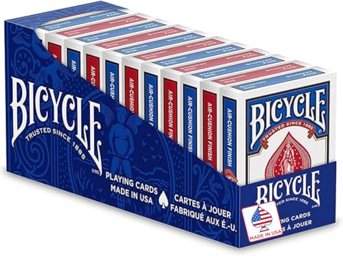 Bicycle Standard-Spielkarten, Pokergröße, 12 Stück von Bicycle