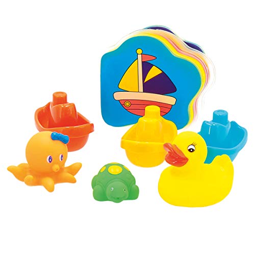 Bieco Badewanne Spielzeug 7 TLG. | Badespass für Kinder Badewanne | Baby Wasserspielzeug Boot & Badeente | Wasserspielzeug Kinder | Boot Badewanne | Badetiere Badewanne Kinder | Baby Badespielzeug Bieco Badewanne Spielzeug 7 TLG. | Badespass für Kinder Badewanne | Baby Wasserspielzeug Boot & Badeente | Wasserspielzeug Kinder | Boot Badewanne | Badetiere Badewanne Kinder | Baby Badespielzeug von Bieco