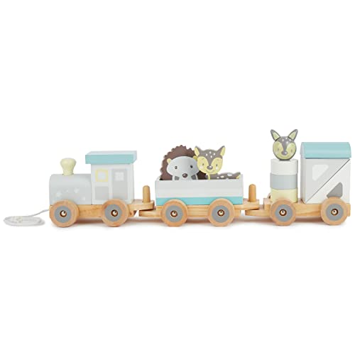 Bieco Holz-Eisenbahn mit Steckformen | Zug Spielzeug inklusive Holztiere & Holzbausteine | Niedliches Nachziehspielzeug ab 1 Jahr mit Steckspiel Holz | Nachzieh Holzzug in Scandi-Farben Bieco Holz-Eisenbahn mit Steckformen | Zug Spielzeug inklusive Holztiere & Holzbausteine | Niedliches Nachziehspielzeug ab 1 Jahr mit Steckspiel Holz | Nachzieh Holzzug in Scandi-Farben von Bieco