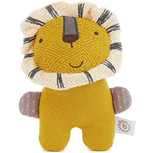 Bieco Kuscheltier Baby Löwe - Stofftier Löwe Baby Kuscheltier gehäkelt - Kuscheltier Cord Löwe gehäkelt - Löwe Kuscheltier Löwe Baby Spielzeug Löwe - Kuscheltier Baumwolle Stofftier gehäkelt von Bieco