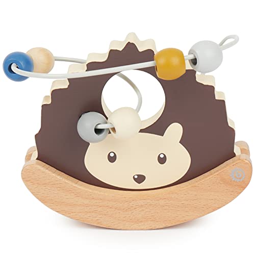 Bieco Motorikschleife Igel mit Wippe | Motorikspielzeug ab 1 Jahr | Niedliches Labyrinth Spiel in REH Design | Motorikspielzeug Baby in sanften Farben | Holzspielzeug Baby | Lernspielzeug aus Holz Bieco Motorikschleife Igel mit Wippe | Motorikspielzeug ab 1 Jahr | Niedliches Labyrinth Spiel in REH Design | Motorikspielzeug Baby in sanften Farben | Holzspielzeug Baby | Lernspielzeug aus Holz von Bieco