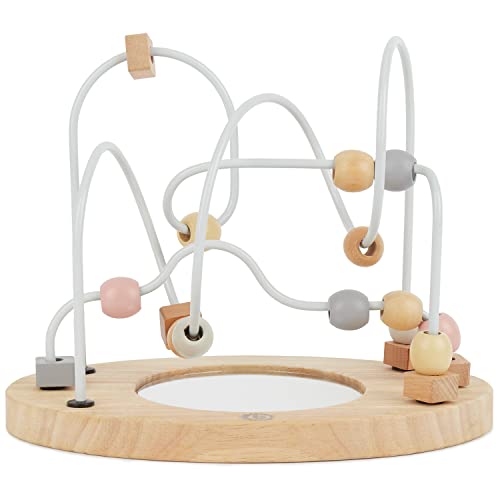 Bieco Motorikschleife mit Spiegel | rosa, grau | Motorikspielzeug ab 1 Jahr | Modernes Labyrinth Spiel | Motorikspielzeug Baby in sanften Farben | Holzspielzeug Baby | Lernspielzeug aus Holz Bieco Motorikschleife mit Spiegel | rosa, grau | Motorikspielzeug ab 1 Jahr | Modernes Labyrinth Spiel | Motorikspielzeug Baby in sanften Farben | Holzspielzeug Baby | Lernspielzeug aus Holz von Bieco