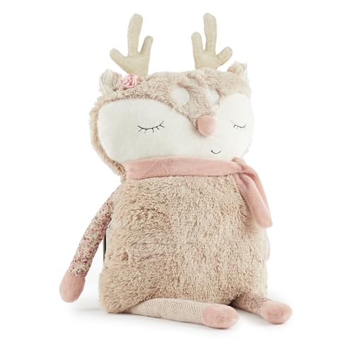 Bieco REH Ella XXL ca. 55 cm - Stofftier Plüschtier - Stoffpuppe Kissen Kuscheltier Baby - Rehkitz - Flach - Geschwister Einschlafhilfe von Bieco