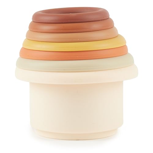 Bieco Silikon Baby Stapelbecher Chocolate Bliss Baby Stapelturm ab 1 Jahr | Stapelbecher Baby bpa frei | Baby Stapelbecher | Stapelturm Baby Stapelspielzeug Stapelsteine baby Mädchen Spielzeug Bieco Silikon Baby Stapelbecher Chocolate Bliss Baby Stapelturm ab 1 Jahr | Stapelbecher Baby bpa frei | Baby Stapelbecher | Stapelturm Baby Stapelspielzeug Stapelsteine baby Mädchen Spielzeug von Bieco