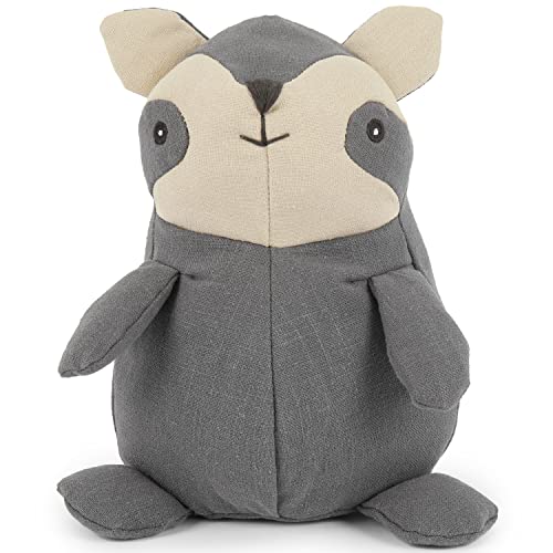 Bieco Waschbär Kuscheltier | Leinen Kuscheltier Baby | Baby Kuscheltier Waschbär | Stuffed Animal | Waschbär Stofftier Baby | Baby Kuscheltiere | Waschbär Plüschtier aus Leinenstoff von Bieco