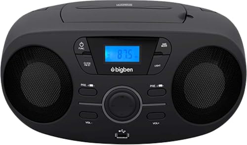 Bigben Interactive Interactive CD61_USB Radiorekorder (MP3) AU363166 Schwarz von Bigben Interactive