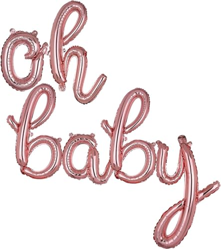 16 Zoll Rosegold Ballon for Oh Baby Folie Buchstaben Luftballon Kursiv Mylar Alphabet Banner Helium Folienballon Babyparty Jubiläum Hochzeit Party Deko Lieferungen klein 16 Zoll Rosegold Ballon for Oh Baby Folie Buchstaben Luftballon Kursiv Mylar Alphabet Banner Helium Folienballon Babyparty Jubiläum Hochzeit Party Deko Lieferungen klein von Big Eye Owl