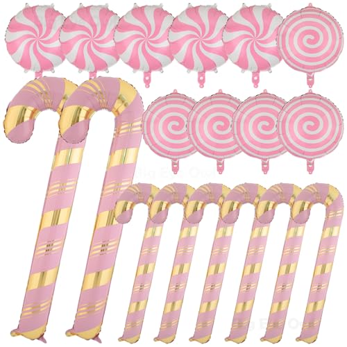 Big Eye Owl 18 Stück Rosa Weihnachten Luftballons Zuckerstangen SüßIgkeiten Folienballon Große Pink Candy Cane Balloons Zuckerstange Folienballon Xmas Party Weihnachtsdeko Big Eye Owl 18 Stück Rosa Weihnachten Luftballons Zuckerstangen SüßIgkeiten Folienballon Große Pink Candy Cane Balloons Zuckerstange Folienballon Xmas Party Weihnachtsdeko von Big Eye Owl
