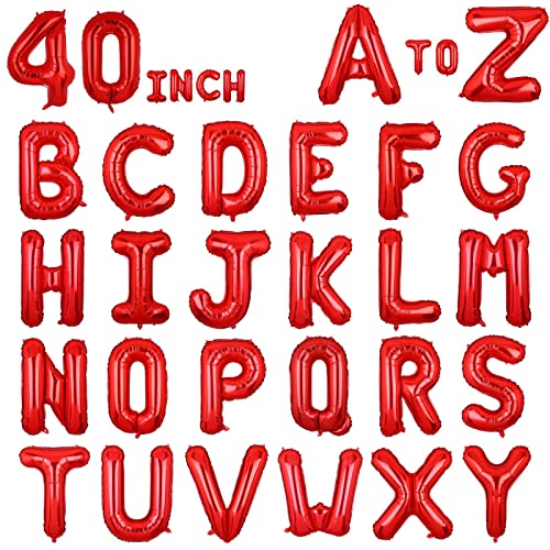 Helium-Luftballons, groß, 101,6 cm, roter Buchstabe Y-Folie, groß, einzelner Mylar-Ballon, Geburtstagsparty, Dekoration, Babyparty, Babyparty, 101,6 cm Helium-Luftballons, groß, 101,6 cm, roter Buchstabe Y-Folie, groß, einzelner Mylar-Ballon, Geburtstagsparty, Dekoration, Babyparty, Babyparty, 101,6 cm von Big Eye Owl