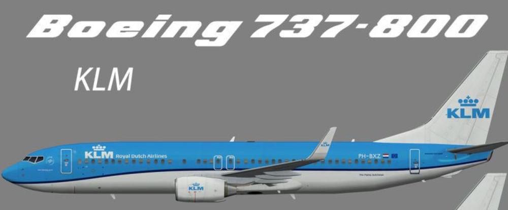 Boeing 737-800 KLM Boeing 737-800 KLM von Big Planes Kits