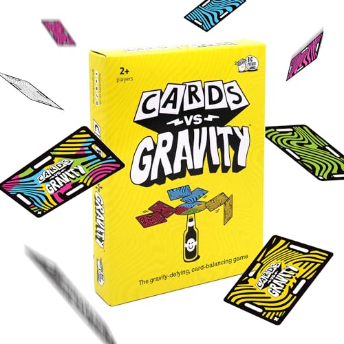 Big Potato Cards vs Gravity: Kannst du die Schwerkraft überwinden? Das perfekte Karten-Balancierspiel für die Kneipe oder zu Hause. Urkomischer Spaß für 2-8 Spieler. (Englische Version) von Big Potato