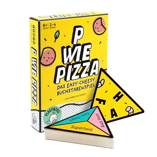 Big Potato P wie Pizza: Kompaktes Reisespiel, Super Zum Mitnehmen | Familien Wortspiel | Großartiges Kartenspiel für Erwachsene und Kinder | Ab 8 Jahren von Big Potato