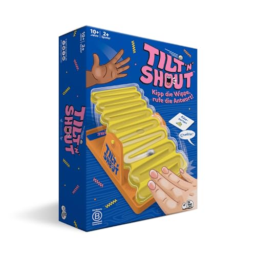 Big Potato Tilt n Shout - Das schnelle Wippen Familienspiel mit 150 Kategorien und Interaktiver Murmel-Wippe, Perfekt für Spieleabende, Kinder und Erwachsene. Big Potato Tilt n Shout - Das schnelle Wippen Familienspiel mit 150 Kategorien und Interaktiver Murmel-Wippe, Perfekt für Spieleabende, Kinder und Erwachsene. von Big Potato