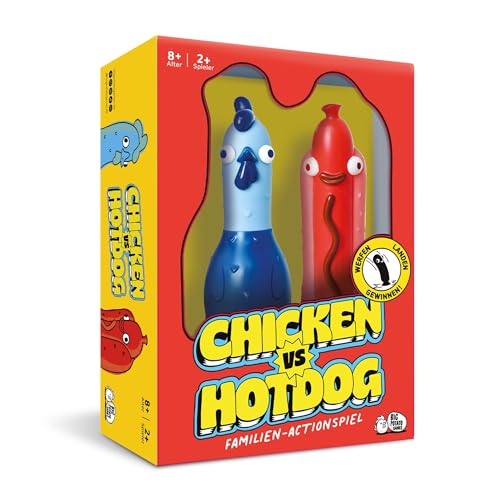 Big Potato Chicken vs Hotdog: Das ultimative Herausforderungs-Partyspiel für Kinder, Teenager, Erwachsene und flippige Familien von Big Potato
