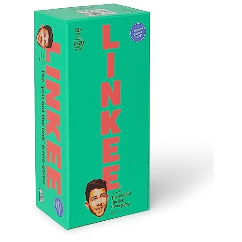 Linkee Nick Jonas Edition Familienquiz-Brettspiel für Erwachsene und Jugendliche, perfekt für Familienspielabend Linkee Nick Jonas Edition Familienquiz-Brettspiel für Erwachsene und Jugendliche, perfekt für Familienspielabend von Big Potato