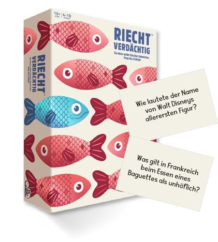 Big Potato Riecht Verdächtig: Das schnell denkende, bluffende Familienbrettspiel für Kinder ab 10 Jahren und Erwachsene - Das Beste Neue Familienquizspiel, für Gruppen, Spielabende oder Dinnerparties von Big Potato