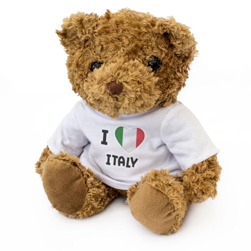 Big Red Egg Teddybär mit der Flagge "I Love Italy", niedlich, weich, kuschelig, bezaubernd, Geschenk Big Red Egg Teddybär mit der Flagge "I Love Italy", niedlich, weich, kuschelig, bezaubernd, Geschenk von Big Red Egg
