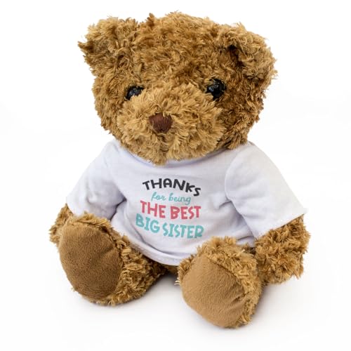 Teddybär mit Aufschrift "Thank For Being the Best Big Sister", niedlich, weich, kuschelig, bezaubernd, Geschenk Teddybär mit Aufschrift "Thank For Being the Best Big Sister", niedlich, weich, kuschelig, bezaubernd, Geschenk von Big Red Egg