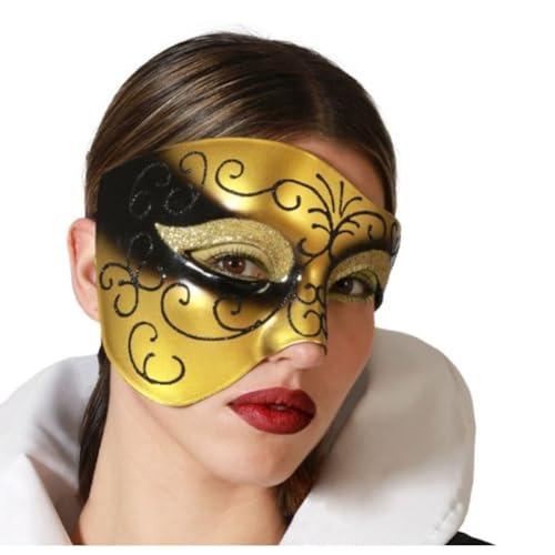 BigBuy Carnival Goldene venezianische Maske von BigBuy Carnival