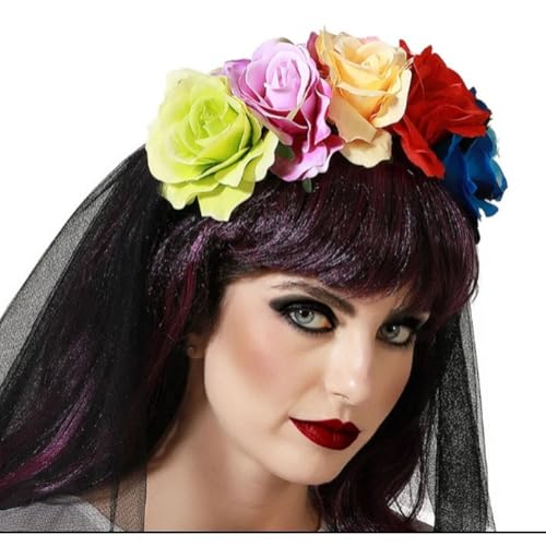 BigBuy Carnival Haarreif mit Blumen, Halloween BigBuy Carnival Haarreif mit Blumen, Halloween von BigBuy Carnival