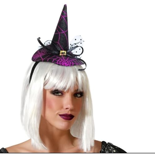 BigBuy Carnival Stirnband Halloween Hexenhut Lila von BigBuy Carnival